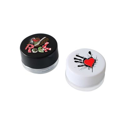 Emballage en verre en forme ronde de 9 ml pour l'huile concentrée de