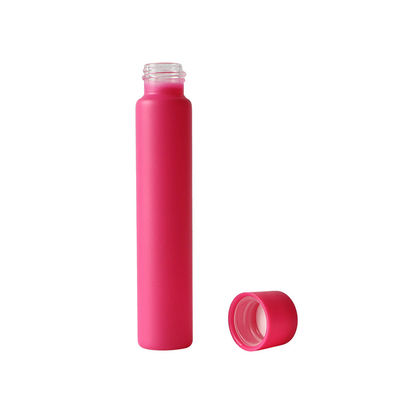 le verre rose de 115mm roulent pré le tube de verre résistant d'enfant émoussé de tube