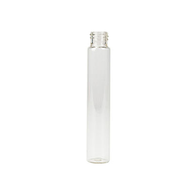 Tube commun clair en verre des tubes 22x120mm de petit pain de couvercle en plastique de vis pré