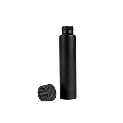 tube résistant de petit pain d'enfant de 27x113mm Matte Black Doob Glass Tube pré pour le