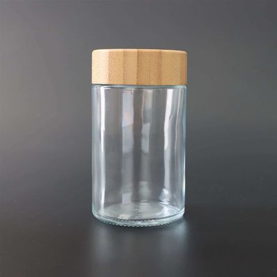 pot en verre sans danger pour les enfants du stockage 6oz pour le verre de empaquetage de mauvaise herbe de fleur de