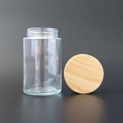 pot en verre sans danger pour les enfants du stockage 6oz pour le verre de empaquetage de mauvaise herbe de fleur de