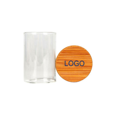 Pots hermétiques de stockage en verre de Borosilicate de nourriture pour le thé d'herbes