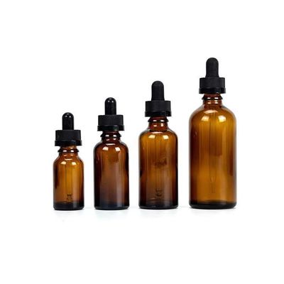 bouteilles de compte-gouttes de teinture de verre à bouteilles d'huile du centre de détection et de contrôle THC de 5ml 10ml