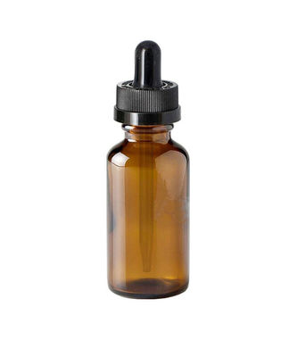 Espace libre en verre sans danger pour les enfants Amber Green bleue de la bouteille 30ml 1oz de compte-gouttes