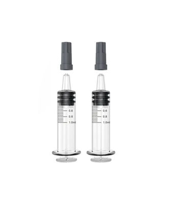 L'huile de CBD concentre la seringue en verre de glissement de Luer de seringue de serrure de Luer