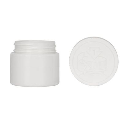 enfant de plastique de pot de mauvaise herbe de l'ANIMAL FAMILIER 3oz blanc opaque résistant