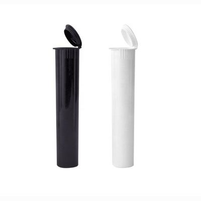 Emballages de  en plastique en PP Contenants à l'épreuve des enfants Noir Blanc Personnalisé Tubes à hauteur d'eau réutilisables Preroll
