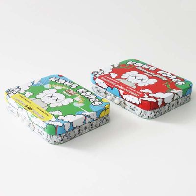 Enfant rectangulaire Tin Box résistant avec Matte Finish