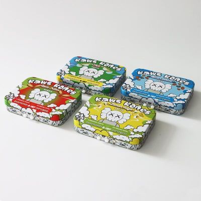 Enfant mat ou brillant Tin Box résistant avec l'insertion de silicium pour 5pcs Preroll