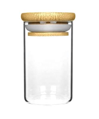 Couvercle en bois de bambou Bouteille de cuisine de stockage alimentaire Résistance à haute température