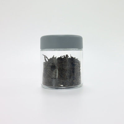 Un bocal en verre de 90 ml de capacité 3 oz avec un bouchon à vis pour enfants.
