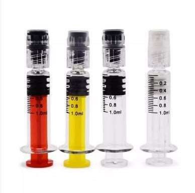 1 ml de seringue en verre Luer Lock pour les huiles essentielles pour les seringues médicales cosmétiques