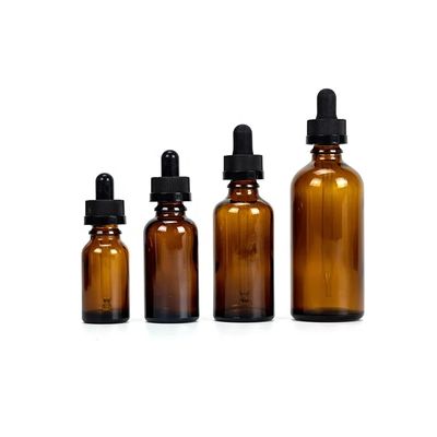 Bouteille à goutte à goutte en verre de 30 ml Bouteille étanche aux enfants 15 ml Bouteille à goutte à goutte d' huile essentielle 50 ml 100 ml