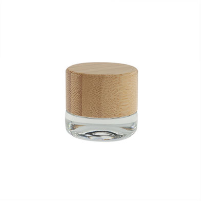 Bouchon à vis à huile essentielle Dab Jar Resistant aux enfants Bouchon de bambou Jar 3ml 5ml
