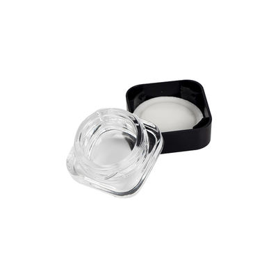 Bouteille en verre concentré carré de 5 ml Bouteille cube résistante aux enfants