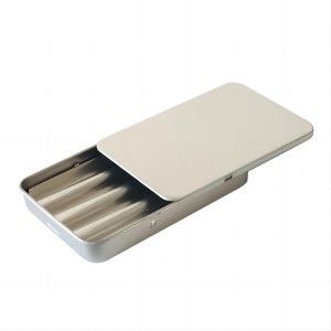 Prérolls pratiques Cigarette étain métallique en fer blanc pour un stockage durable et élégant