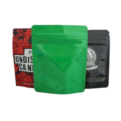 Sac Mylar personnalisé résistant aux enfants 3.5 avec mon logo Holographique personnalisé imprimé enfant 8ème sac étanche