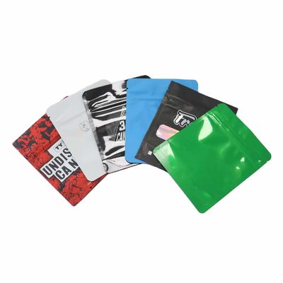 Sac Mylar personnalisé résistant aux enfants 3.5 avec mon logo Holographique personnalisé imprimé enfant 8ème sac étanche