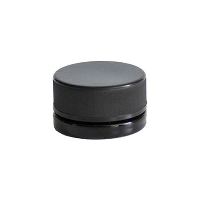 Bouteilles en verre concentré résistant aux enfants de 9 ml, paroi épaisse, petite bouteille noire avec capuchon noir