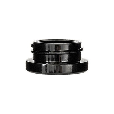 Bouteilles en verre concentré résistant aux enfants de 9 ml, paroi épaisse, petite bouteille noire avec capuchon noir