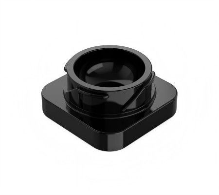 Contenant de concentré noir de 5 mL Container de verre concentré à l' épreuve des enfants