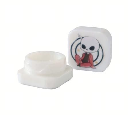 Bouteille de contenant en verre blanc concentré de 5 ml cube avec capuchon étanche aux enfants