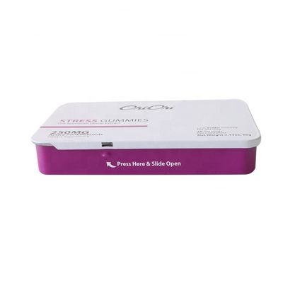 Prérolls pratiques Cigarette étain métallique en fer blanc pour un stockage durable et élégant