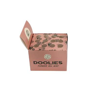 Présentoir de comptoir de vente au détail personnalisé en carton pour tubes