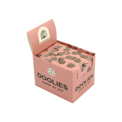 Affichage personnalisé en carton pour les tubes pop-top