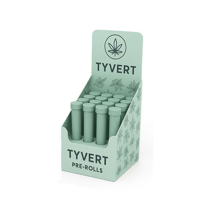Plateau d'affichage en carton sur table personnalisé pour tubes de préroll