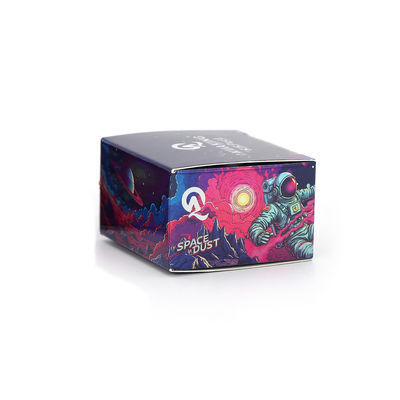 Mini pot à concentré en verre vide de 5 ml, 7 ml et 9 ml à impression personnalisée, résistant aux enfants, boîte en papier holographique avec pack de glace pour huile et crème