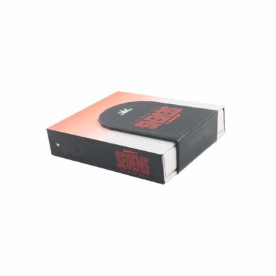 7 Pack Emballage à l' épreuve des enfants Boîte en papier magnétique pré-rollée personnalisée avec section allumettes