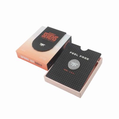 7 Pack Emballage à l' épreuve des enfants Boîte en papier magnétique pré-rollée personnalisée avec section allumettes