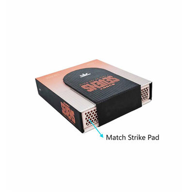 Boîte de pré-ruloir en papier magnétique résistant aux enfants avec compartiment d'allumage pour cônes pré-rollés Couleur et taille personnalisables