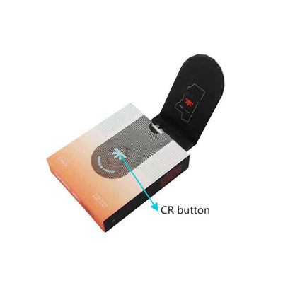 Emballage en carton de papier à cigarettes à préfiltration conçue sur mesure et écologique avec fermeture par aimant