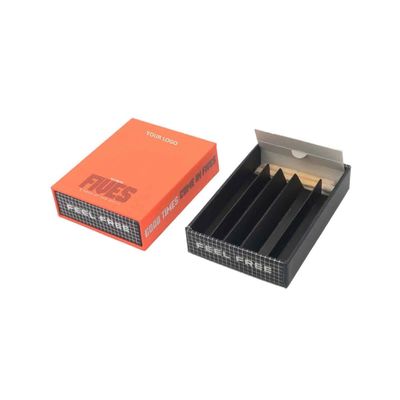 Emballage de boîtes de papier communes en pré-emballage en relief avec compartiment à allumettes