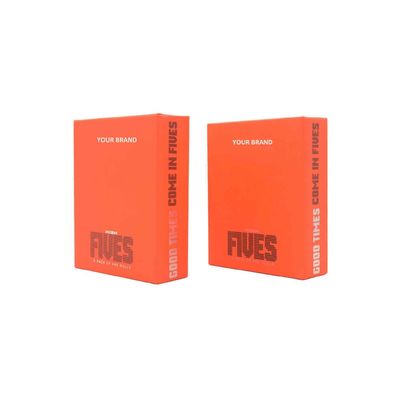 Emballage de boîtes de papier communes en pré-emballage en relief avec compartiment à allumettes