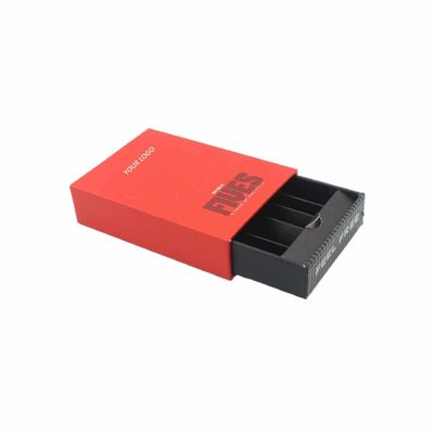 Emballage de boîtes de papier communes en pré-emballage en relief avec compartiment à allumettes